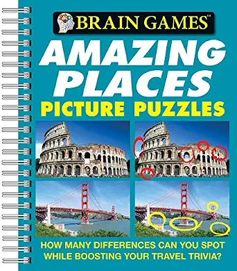 Brain Games - Picture Puzzles: Amazing Places cover