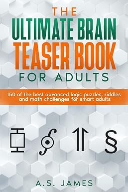 The Ultimate Brain Teaser Book For Adults cover